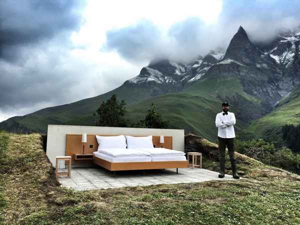 Null Stern - отель под открытым небом, который открылся в Альпах  