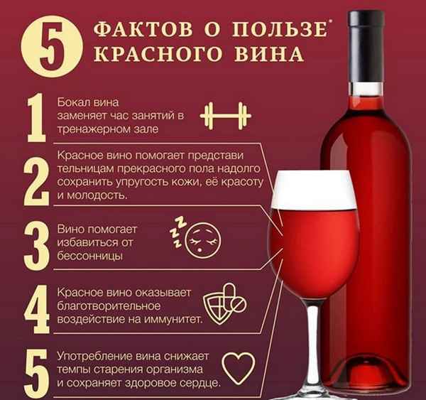 5 полезных свойств от употрeбления вина  
