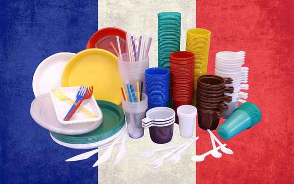 Во Франции запрещена пластиковая посуда