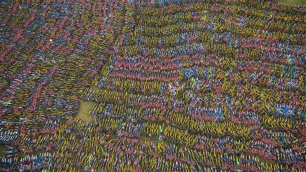 Более 23000 велосипедов на штрафстоянках Ханчжоу  